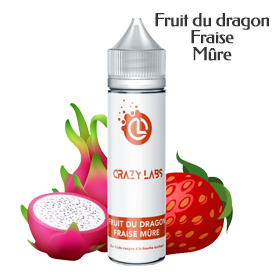 Fruit du dragon fraise mure-50ml-Crazy Labs